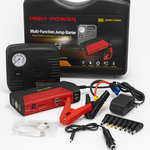 JUMPER DE BATERÍA Y COMPRESOR - Mercadel