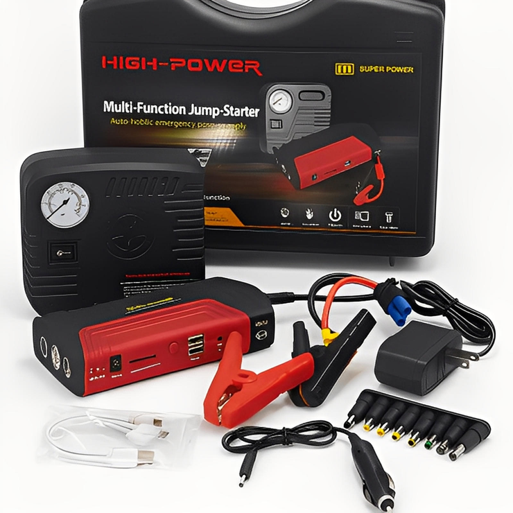 JUMPER DE BATERÍA Y COMPRESOR - Mercadel